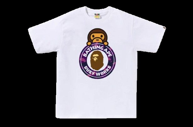 COLOR CAMO MILO ON BUSY WORKS TEE